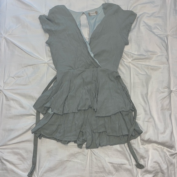 Altar'd State Dresses & Skirts - Teal double layered romper from Altar’d State